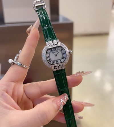Cartier Tortue 1480 Series Lady Italian Calfskin Leather Band Quartz Movement Watch